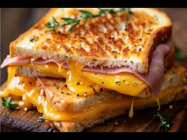 'Video thumbnail for Mouth-Watering Barbecue Grilled Cheese Sandwich in 10 Minutes'