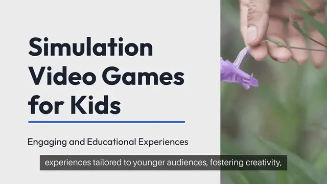 'Video thumbnail for Simulation Video Games For Kids'