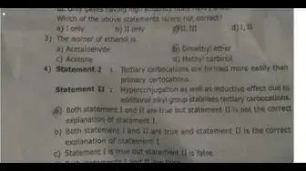 Video thumbnail for 11th Chemistry 2nd MidTerm Question Paper 2018-19 | Tiruvannamalai District | English Medium