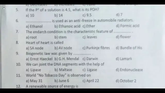 Video thumbnail for 10th Science Second Revision Question Paper 2019-2020 | Salem District | English Medium