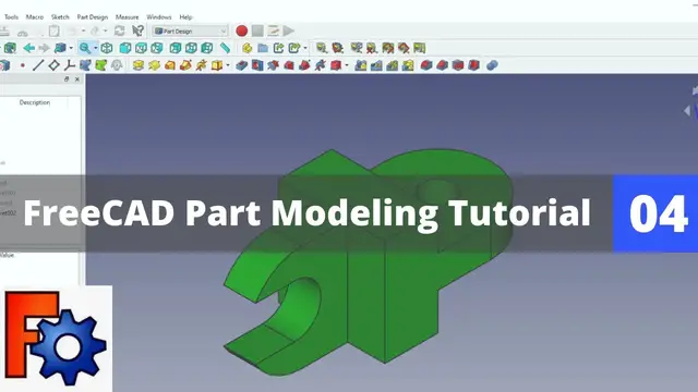 'Video thumbnail for Part Modeling Tutorial | FreeCAD Tutorial | FreeCAD Beginner Tutorial | Mechnexus |'