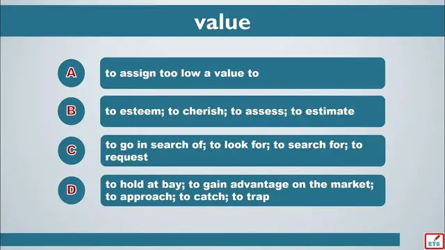 Video thumbnail for TOEIC Vocabulary: Revolve, Bottom, Set Out, Value, Lose, Fetch, Consciousness, Gauge, Frank