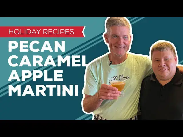 Video thumbnail for Holiday Cooking & Baking Recipes: Pecan Caramel Apple Martini Recipe | Christmas Cocktail Ideas