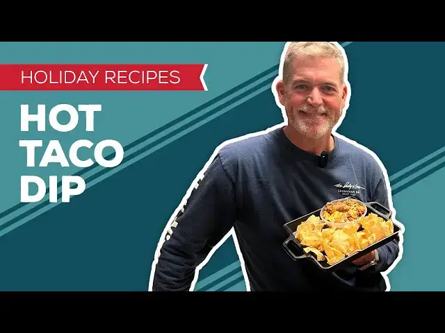 Video thumbnail for Holiday Cooking & Baking: Hot Taco Dip Recipe | New Year's Eve Party Recipe Ideas
