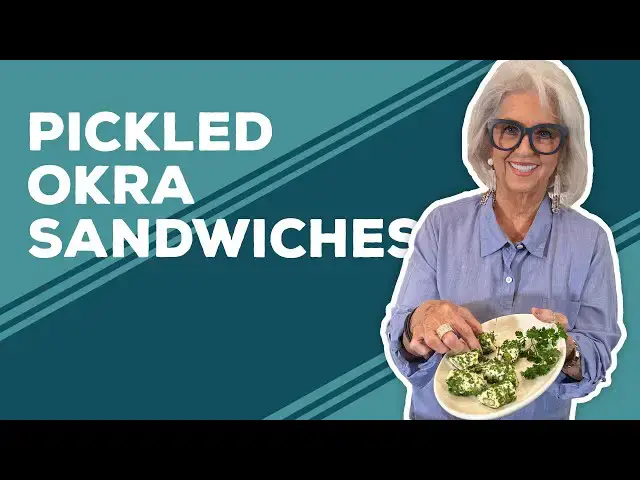 Video thumbnail for Love & Best Dishes: Pickled Okra Sandwiches Recipe | Okra Appetizer Recipes