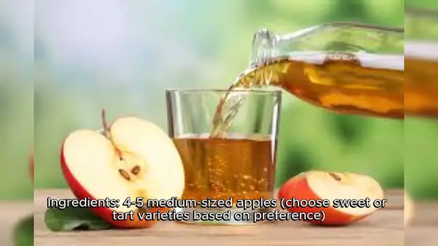 Video thumbnail for Apple Juice Recipe