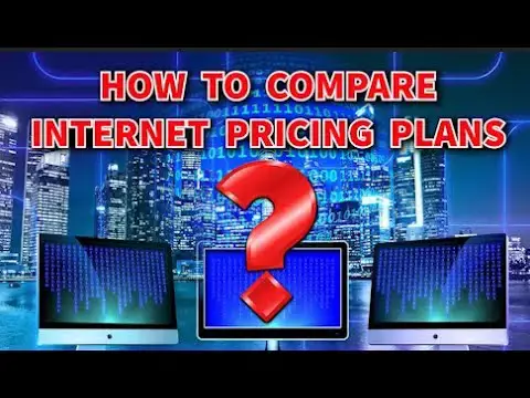 Video thumbnail for HOW TO COMPARE THE MURKY WORLD OF INTERNET PRICING PLANS
