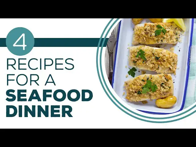 Video thumbnail for Full Episode Fridays: Catch of the Day - 4 Recipes for a Seafood Dinner