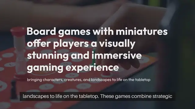 Video thumbnail for Best Board Games With Miniatures