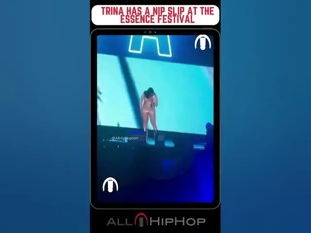 Video thumbnail for Trina Has Nip Slip At The Essence Festival