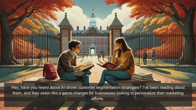 Video thumbnail for English Conversation for Informatics Engineering: AI-driven Customer Segmentation Strategies