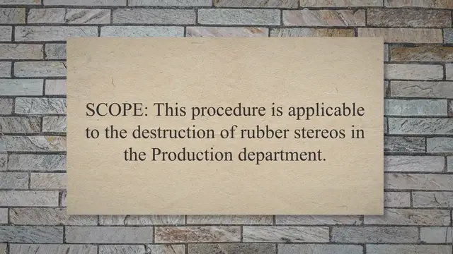 Video thumbnail for SOP on Destruction of Rubber Stereos