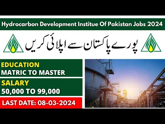 'Video thumbnail for Hydrocarbon Development Institute Of Pakistan Jobs 2024 | Islamabad jobs 2024'