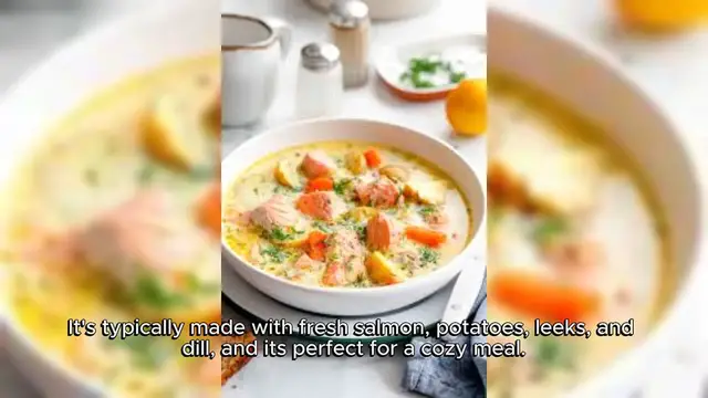 Video thumbnail for Lohikeitto salmon soup Recipe