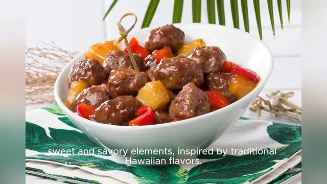 Video thumbnail for hawaii meatballs recipe
