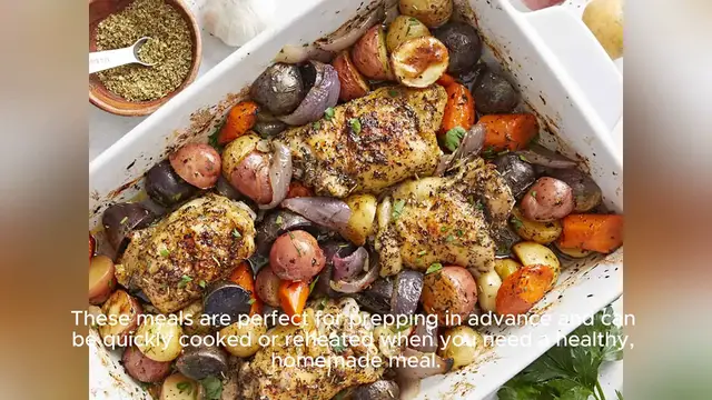 Video thumbnail for healthy freezer meal recipe