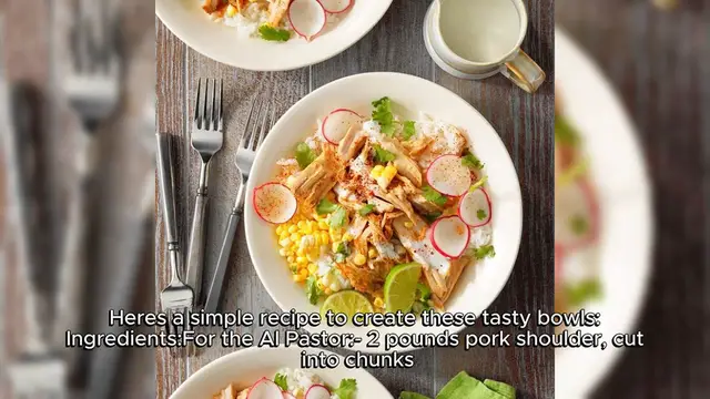 Video thumbnail for Slow-Cooker Al Pastor Bowls Recipe