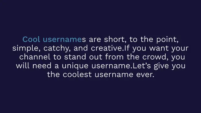 Video thumbnail for 300+ Best Funny Usernames – Cool, Clever Username Ideas to Know