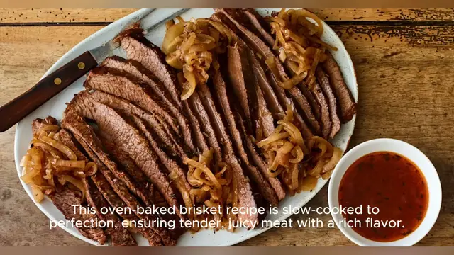 Video thumbnail for brisket recipe oven