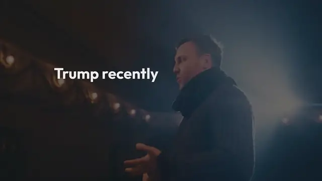 Video thumbnail for 'Trump is a coward' now trending on ex-president's own social media network