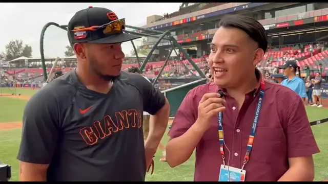 Video thumbnail for THAIRO ESTRADA habla sobre MEXICO CITY SERIES y GRAN MOMENTO con SAN FRANCISCO GIANTS