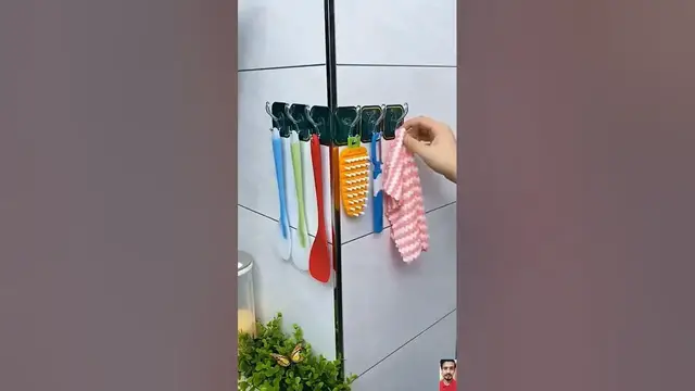 Video thumbnail for Link is in Bio ✅ | Self-Adhesive Wall Corner Hangers for Kitchen, Room, and Bathroom