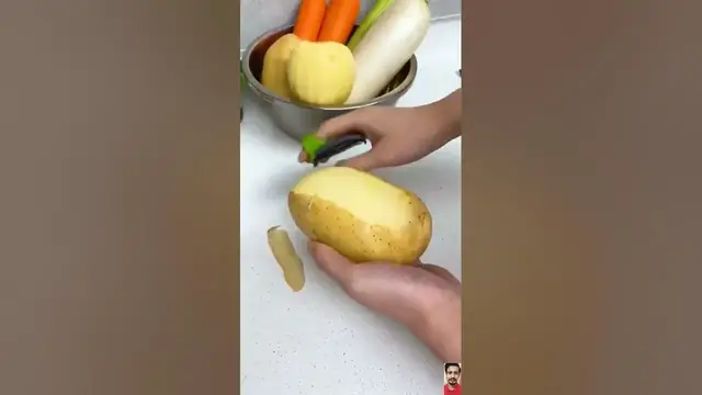 Video thumbnail for Link is in Bio ✅ | Versatile Stainless Steel Double-Finger Peeler