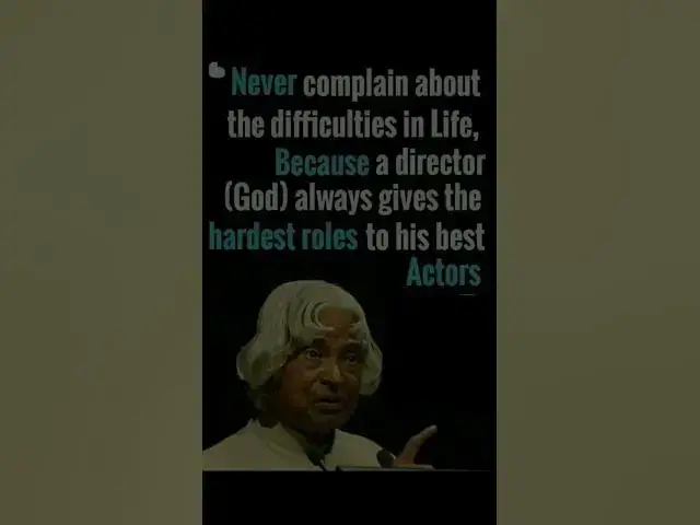 Video thumbnail for Dr APJ Abdul kalam Inspirational Quotes | Motivational Quotes