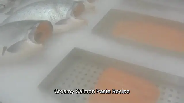 'Video thumbnail for salmon and pasta recipe'