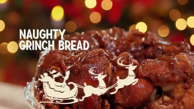 Video thumbnail for 
				 Naughty Grinch Bread