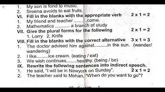 Video thumbnail for 10th English 2nd MidTerm Question Paper 2019-20 | Erode District | Team Aspirants