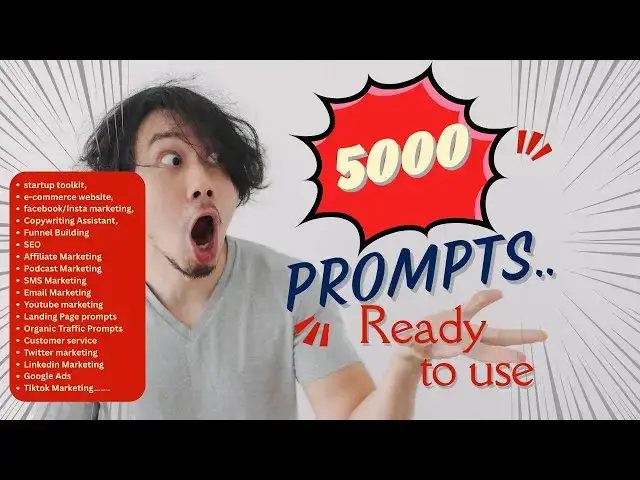 'Video thumbnail for 5000 Ready to use prompts | #prompt #promptengineering'