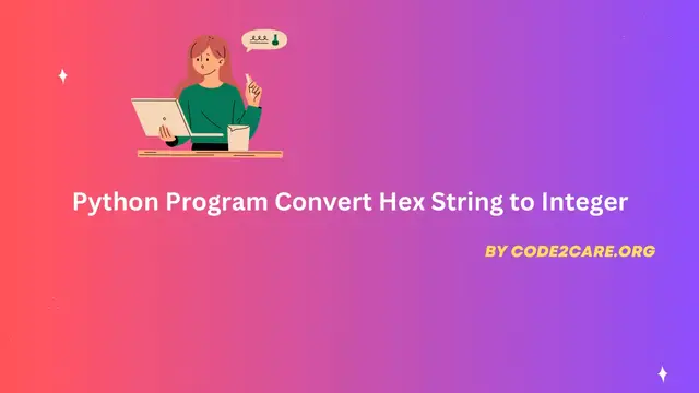 'Video thumbnail for Python Program Convert Hex String to Integer'