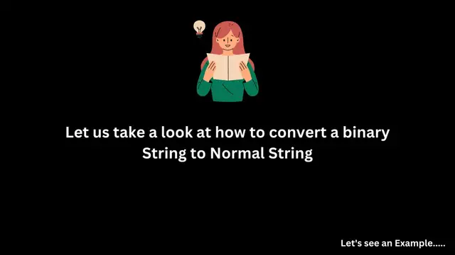 'Video thumbnail for Python Convert Binary String to Normal String'