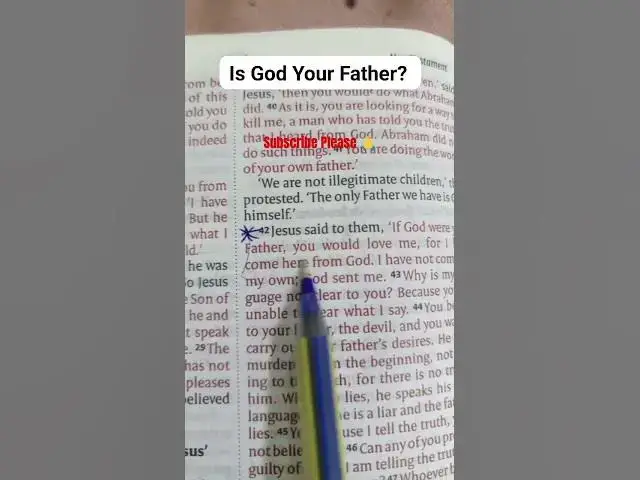 Video thumbnail for Is God Your Father #johnselephilip #religion #ohjesus #prayer #inspiringnarratives #god #jesuslovers