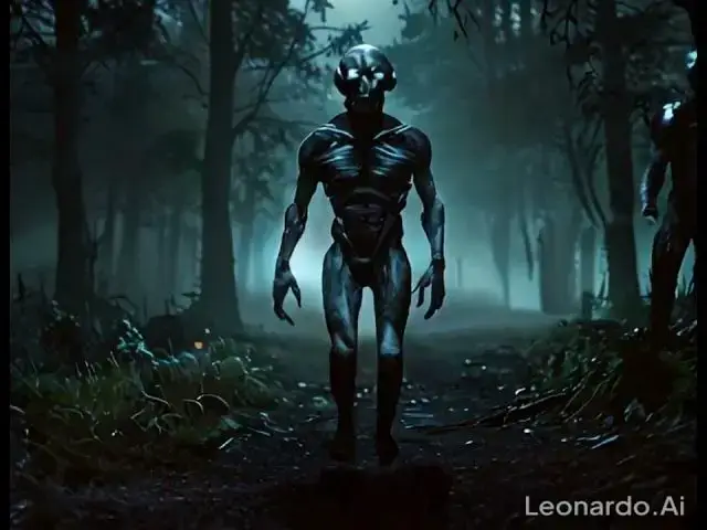 Video thumbnail for Aliens walking through town #creepy #halloween #spooky #horror