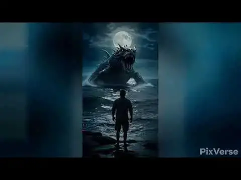 Video thumbnail for Giant sea monster #halloween #creepy #scary #strange #3D