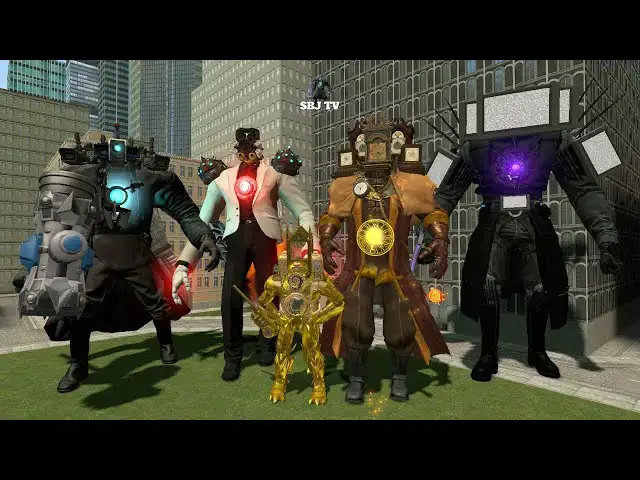 Video thumbnail for Titan Cameraman, Clock Man, Laserman, TV Man VS Skibidi Toilet - SBJ TV