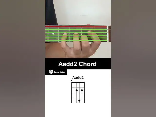 Video thumbnail for How To Play The Aadd2 Chord On Guitar - Guvna Guitars