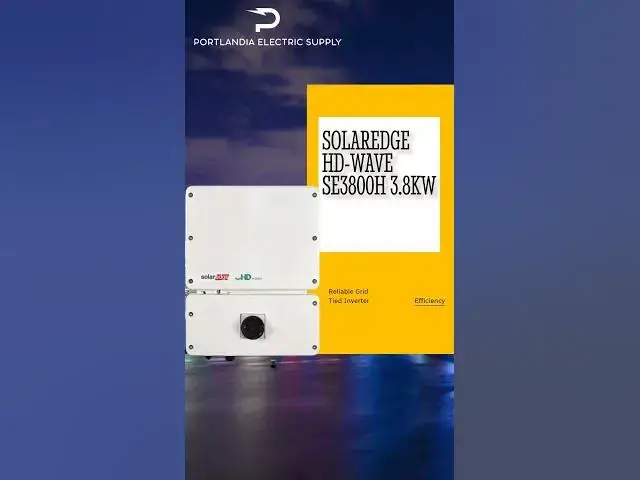Video thumbnail for Solaredge HD-WAVE SE3800H 3.8KW 1-PH Grid Tied Inverter - SE3800H-US000BEU4