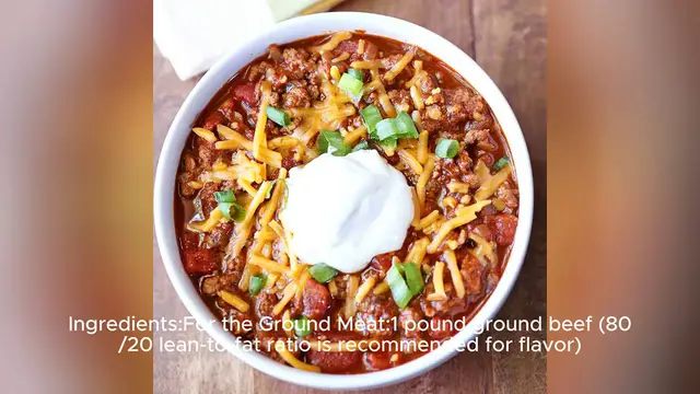 Video thumbnail for no bean chili recipe