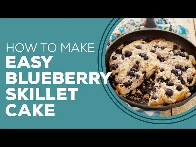 Video thumbnail for Blast from the Past: Easy Blueberry Skillet Cake Recipe | Canned Biscuit Breakfast Recipes