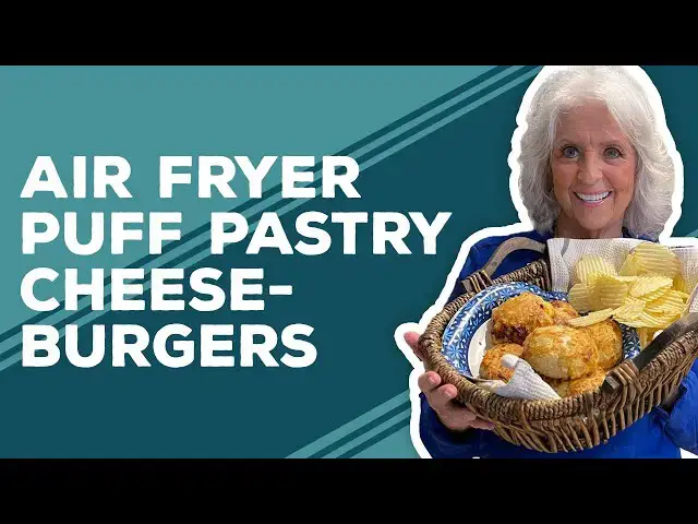 Video thumbnail for Love & Best Dishes: Air Fryer Jamie’s Cheeseburgers in Puff Pastry Recipe