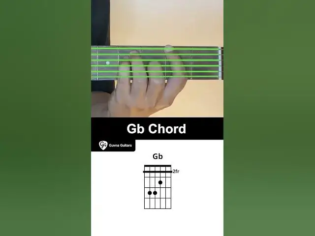 Video thumbnail for How To Play The Gb Chord On Guitar - Guvna Guitars