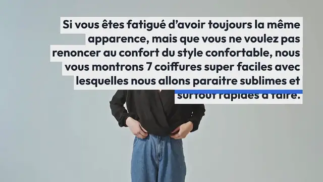 Video thumbnail for 7 Idées de Coiffures Rapides Et Faciles Pour Un Look Différent Chaque Jour De La Semaine