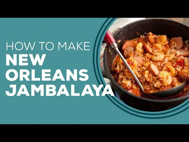 Video thumbnail for Blast from the Past: New Orleans Jambalaya Recipe with Shrimp and Sausage
