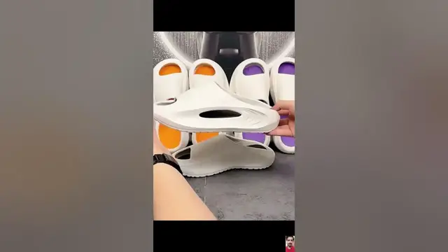 Video thumbnail for 🌟 Product Link is in Description | Hollow Out Futuristic Beach Slippers | #viral