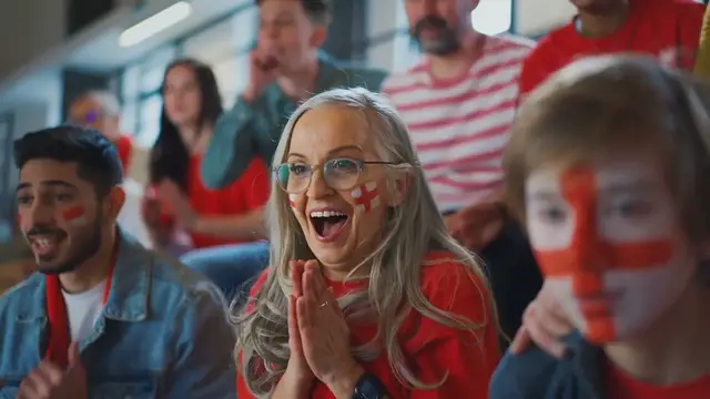 Video thumbnail for "Adele and Ed Sheeran Cheer on Teams at UEFA Championships in Germany"