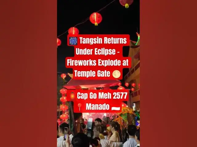 Video thumbnail for 🎆 Tangsin Returns Under Eclipse – Fireworks Explode at Temple Gate 🌕