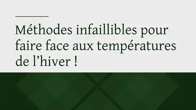 Video thumbnail for Protégez votre jardin du gel ? Méthodes infaillibles pour faire face aux températures de l’hiver !